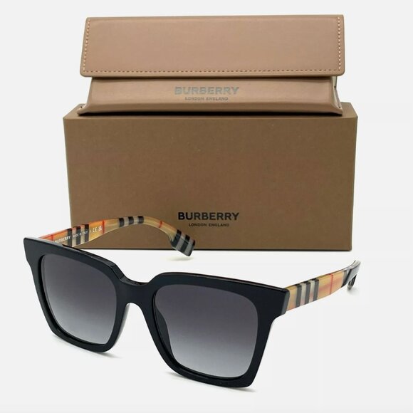 NEW Burberry Gradient Black Sunglasses - Picture 1 of 3